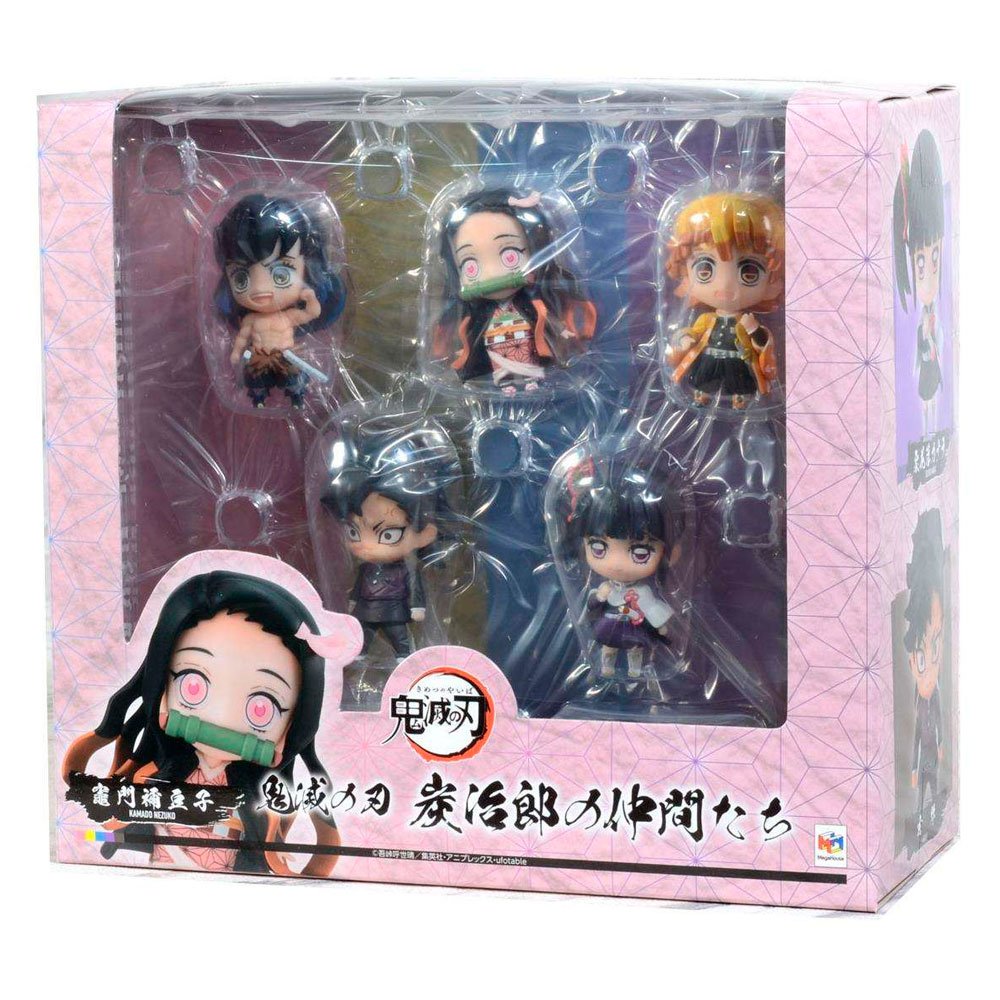 MEGAHOUSE TANJIRO Y AMIGOS SET DE 5 PERSONAJES MEGAHOUSE TANJIRO Y AMIGOS SET DE 5 PERSONAJES